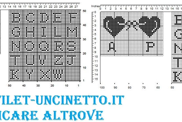 Portafedi con cuori fiocco e inizialI (2)