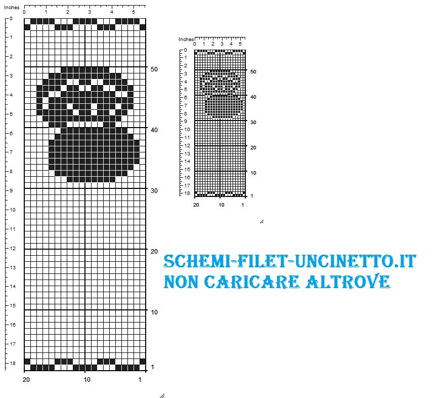 ostrica sacchettino bomboniera schema filet uncnettom gratis (2)